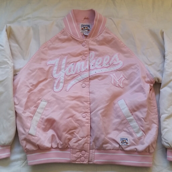 Cooperstown Pink White L Yankees Bomber 
